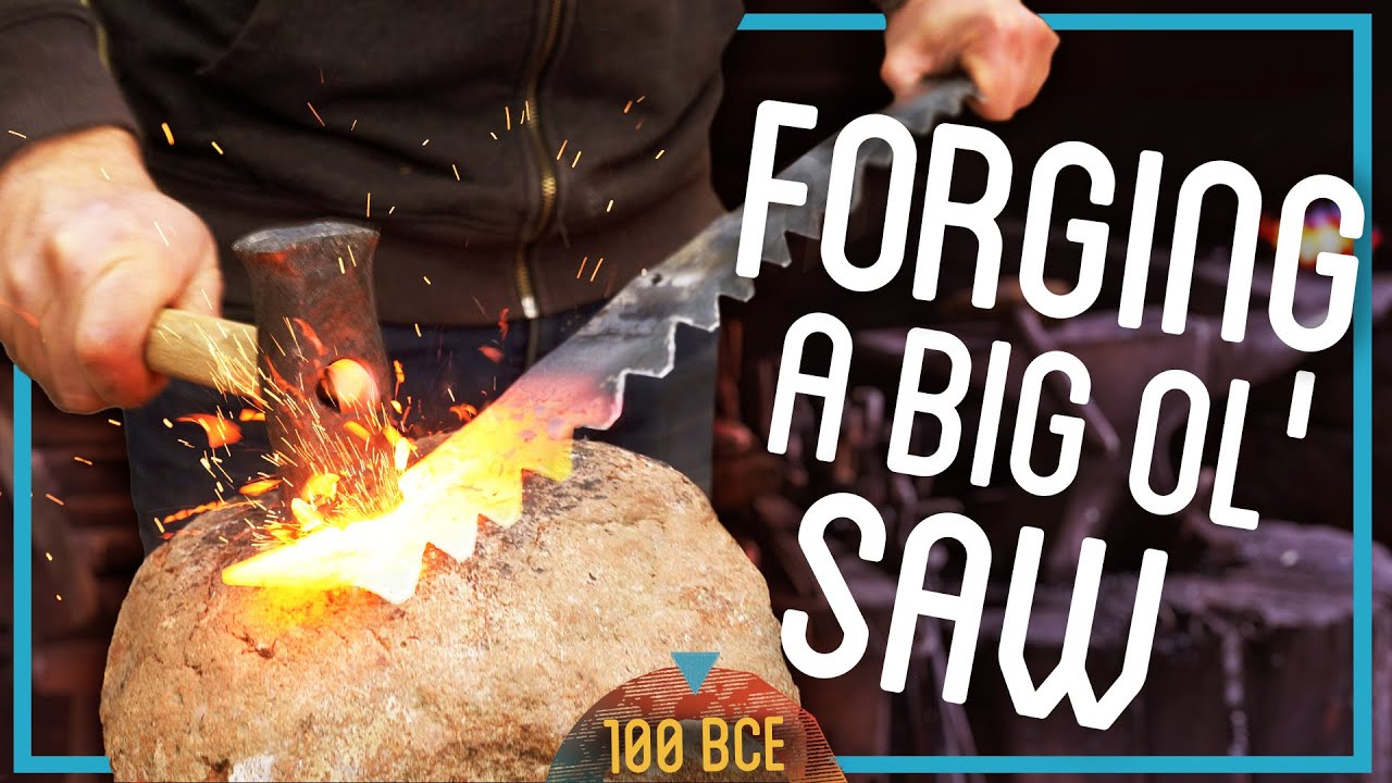 Forging a Saw For Our Water Powered Sawmill