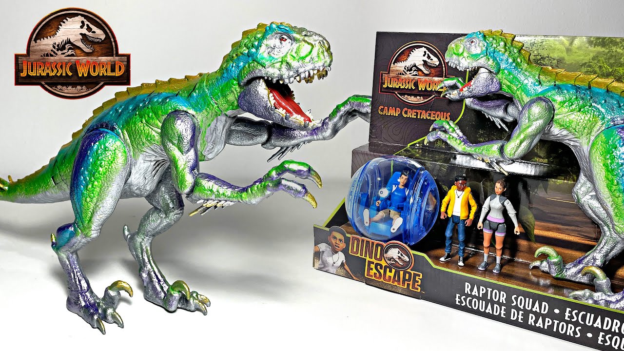 НОВЫЙ SCORPIOS REX GEN 3! Jurassic World Alive Camp, перекрашенные игрушки-динозавры мелового пер...