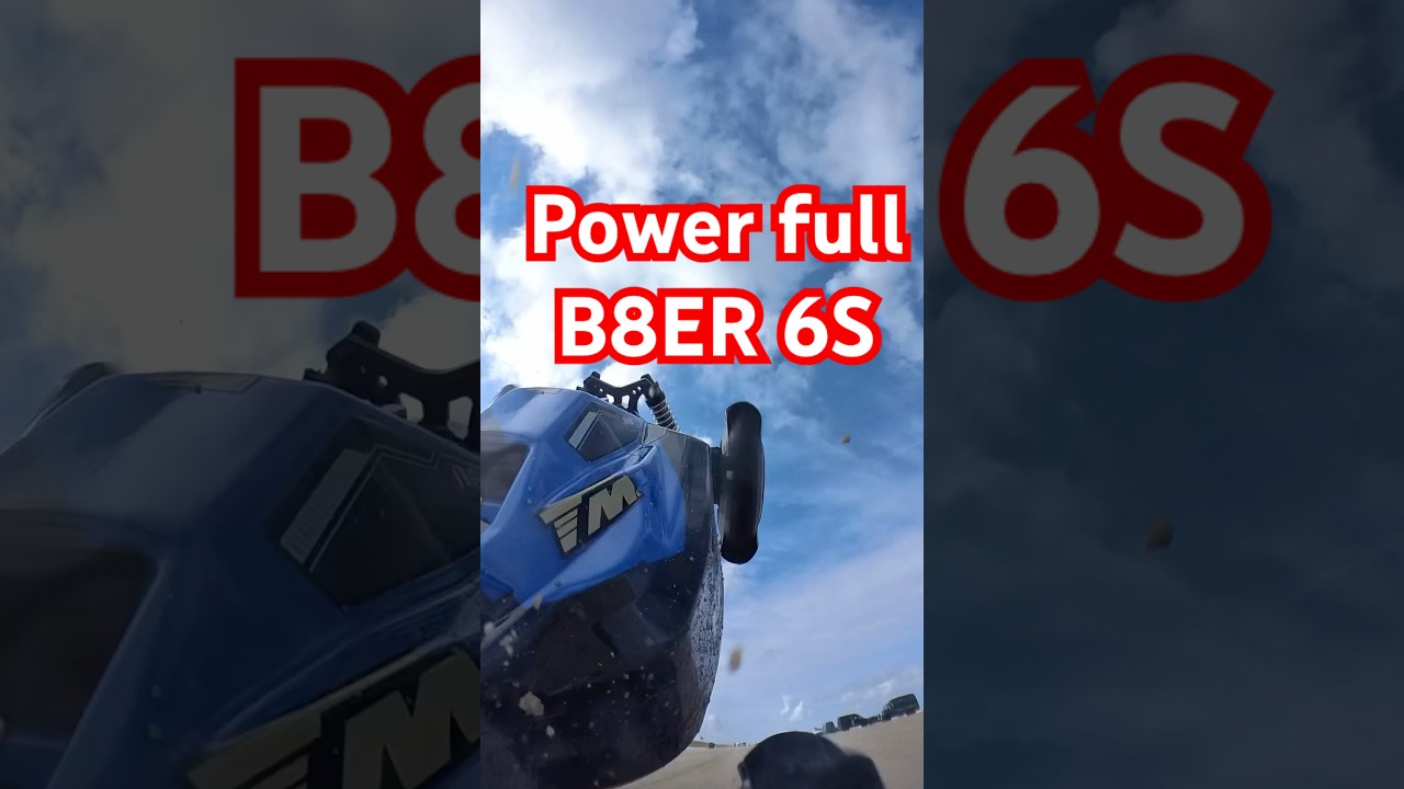 Team magic B8ER rc buggy 6S power full with sand paddle tires