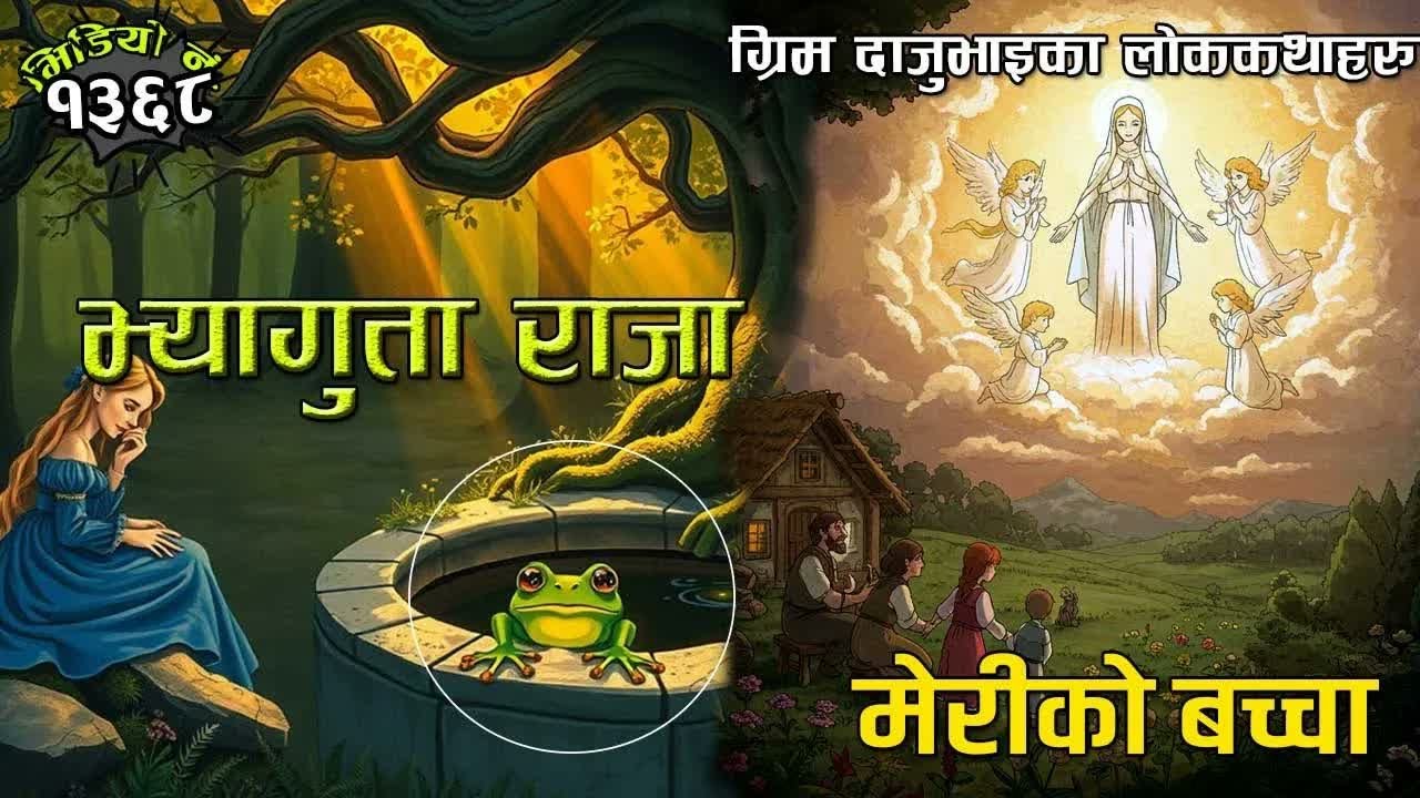 ग्रिम दाजुभाइका लोककथाहरुः भ्यागुता राजा । मेरीको बच्चा । Grimm_s Story ｜ Folk Tales