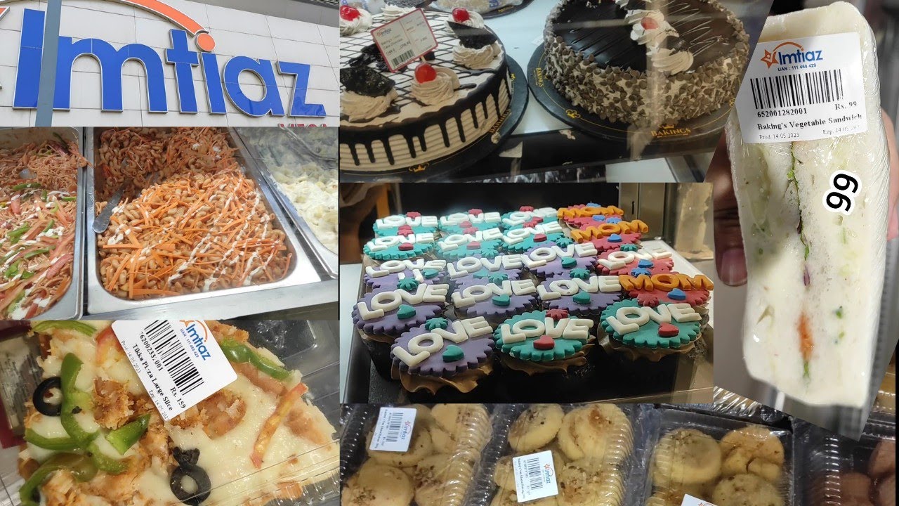 Imtiaz Store Bakery items with price 2023 pizza,roll salad,cake, biscuits👌بہت ہی تازہ مزیدار👌