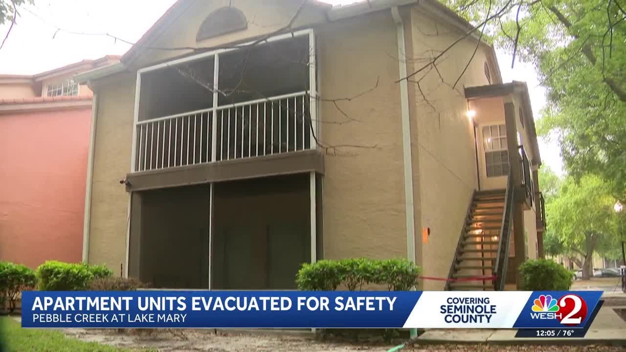 72 Seminole County apartment units evacuated due to safety concerns, officials say