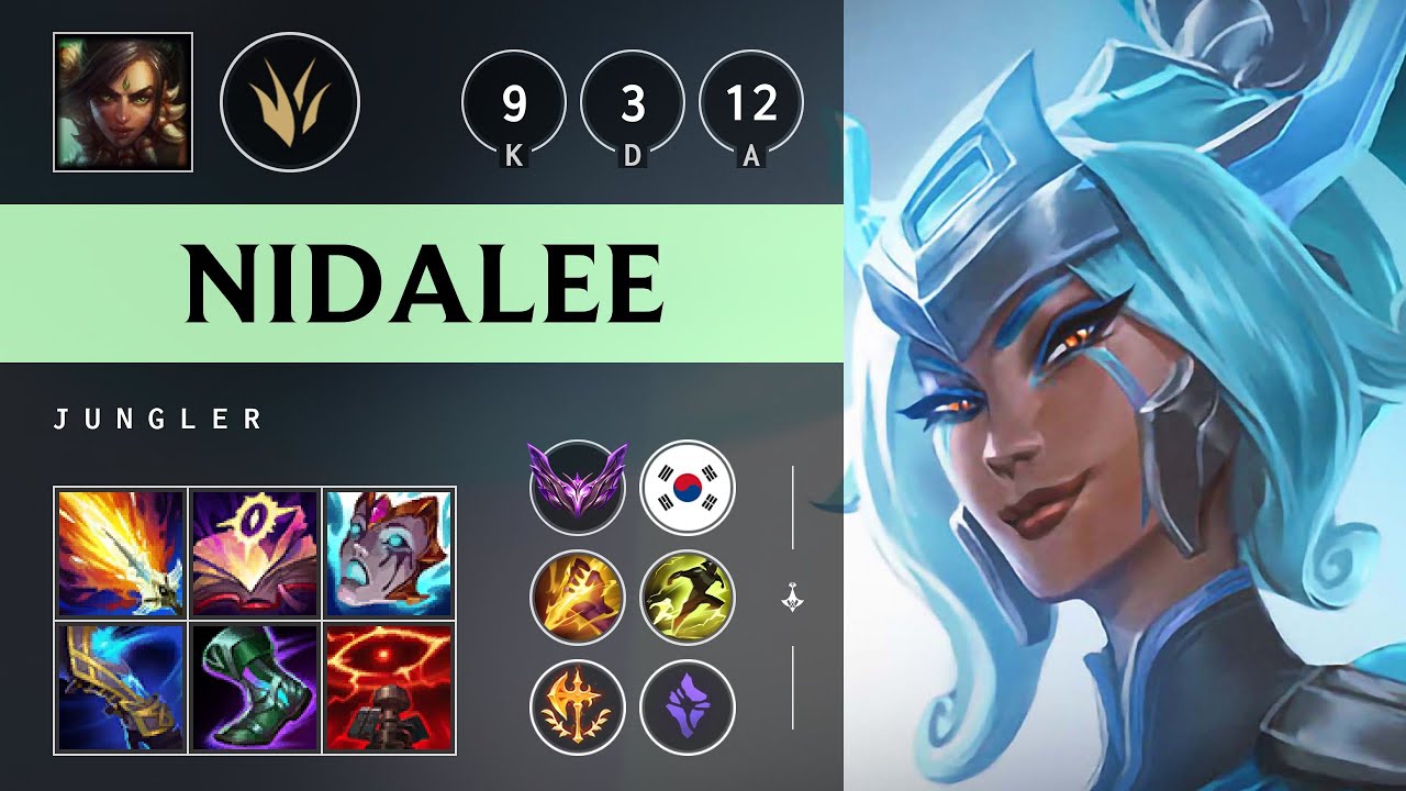 Nidalee Jungle vs Warwick - KR Master Patch 25.16