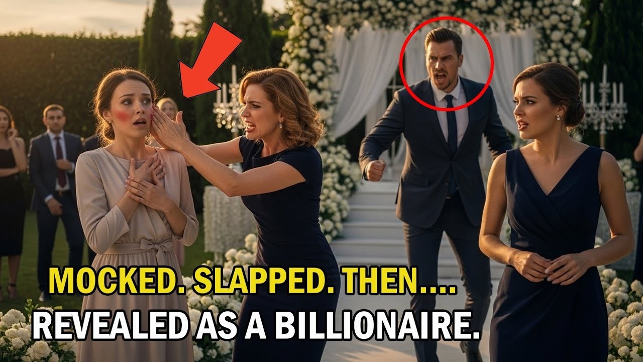 A Simple Woman Was Called ‘Pathetic’ and Slapped by a Wedding Guest — She Didn’t Know She Was a