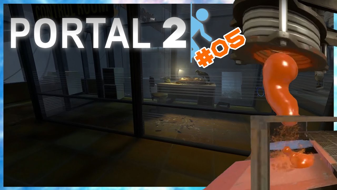 Glibschig in der Salzmine | Portal 2 | #05 [VOD]