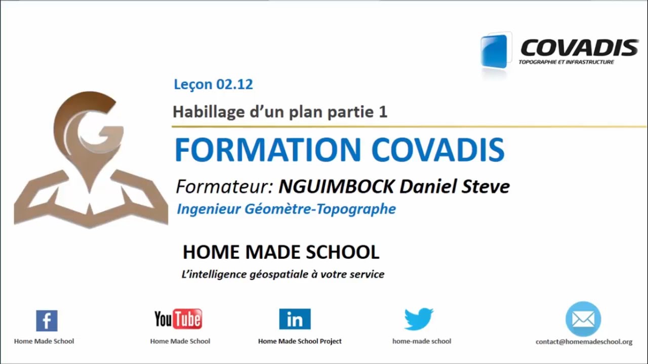 Formation Covadis 2D : Habillage d'un Plan sur AutoCAD (Partie 1)