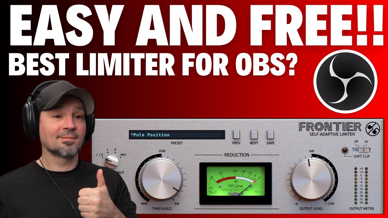 The Best Free Limiter for OBS Studio | The D16 Group Frontier Limiter