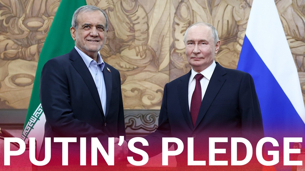 Vladimir Putin vows 'solidarity&rsquo; with Iran as brutal war with the US reignites