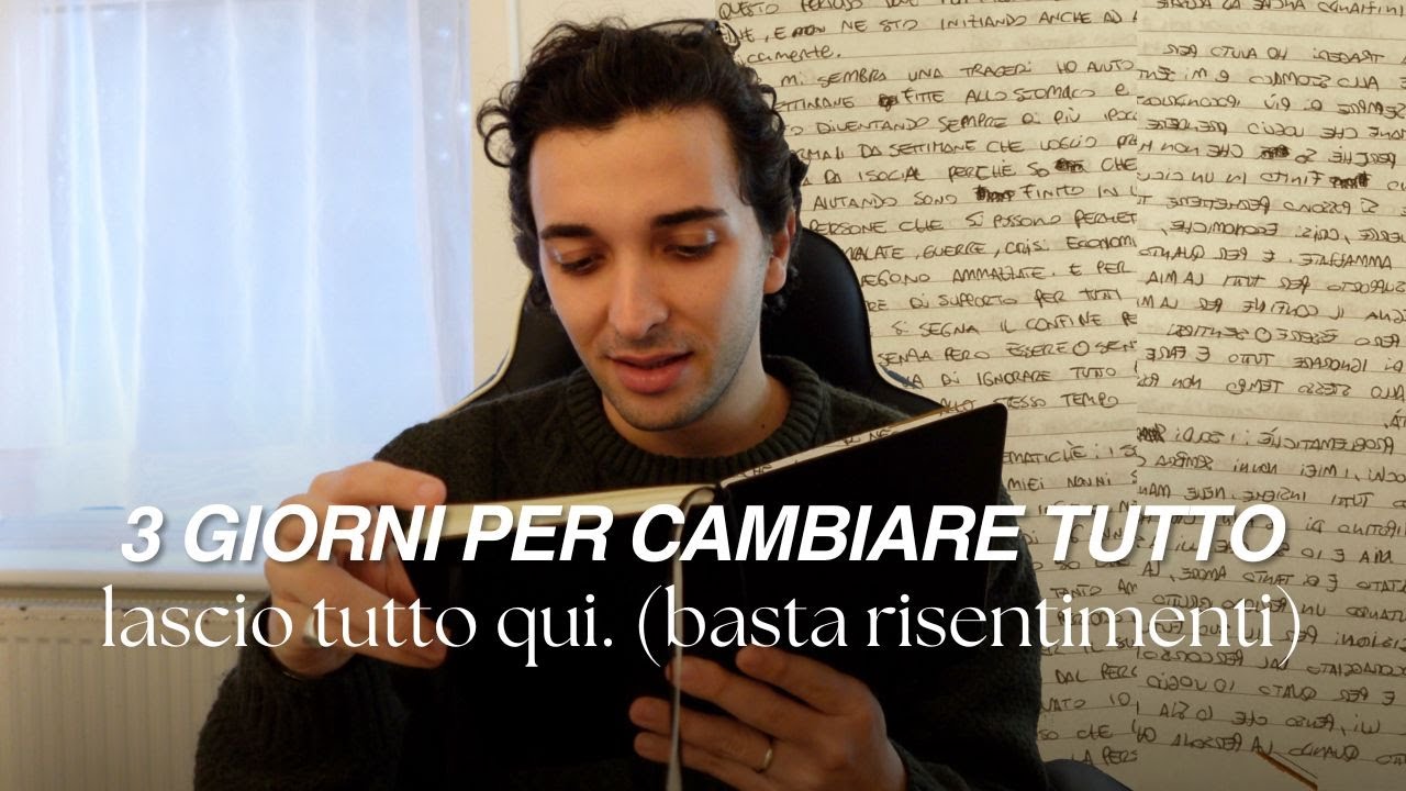 3 Giorni per Cambiare: Il Mio Metodo per un Nuovo Inizio 🕯️ (29, 30, 31 Dicembre)