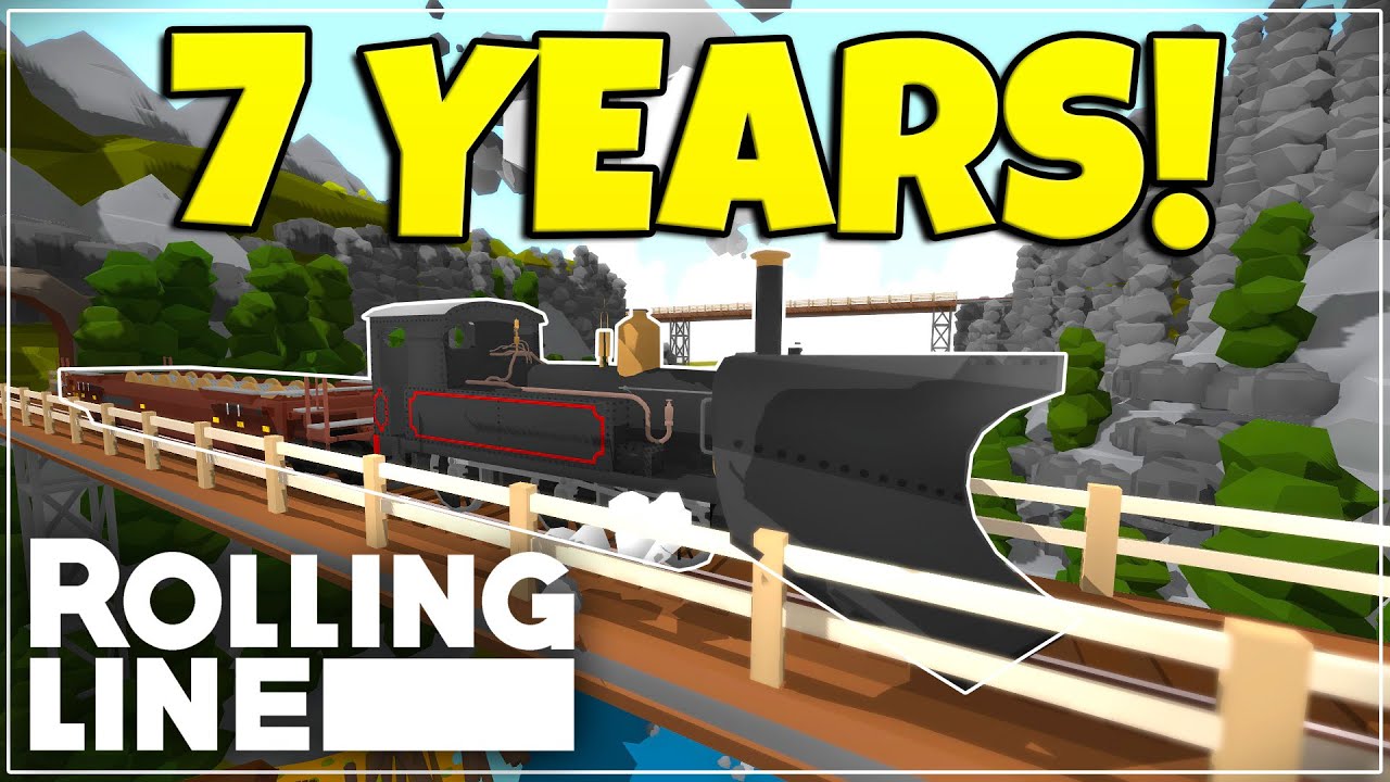 IT'S BEEN 7 YEARS! -  Rolling Line - VR Toy Train Simulator!