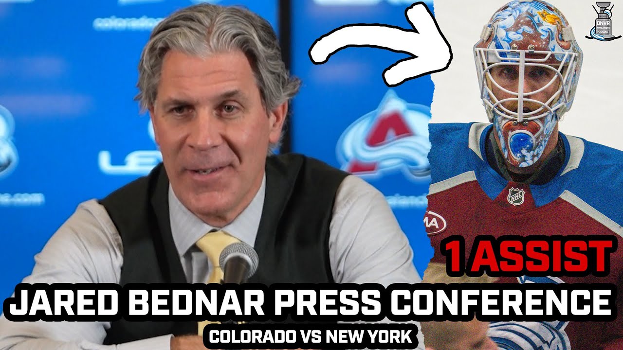Jared Bednar PRAISES Landeskog & JOKES About Wedgewood's Assist After Avs WIN vs Rangers