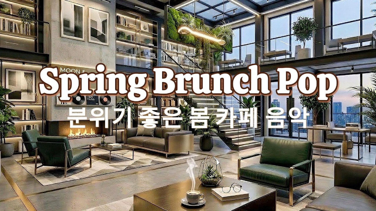 Playlist 기분 좋아지는 봄 브런치 카페 팝송 All day Cozy Spring Cafe Music #relaxingmusic