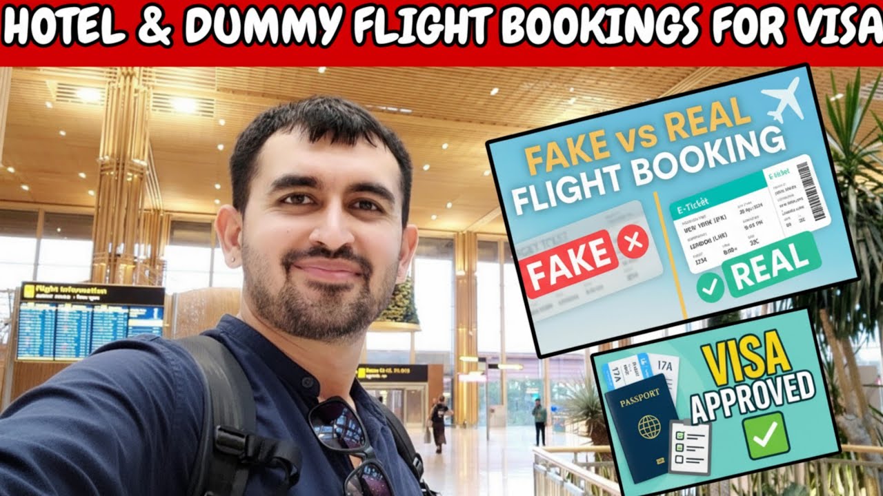 How To Book Dummy Flight Ticket & Hotel Booking For Visa | Scam And Genuine Sites