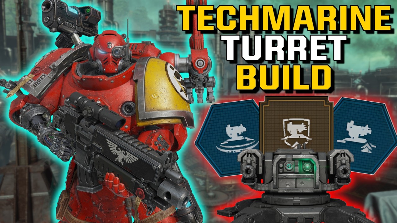 Techmarine Sets Up UNBREAKABLE Defense With FULL Turret Build - True Solo Absolute | Space Marine 2