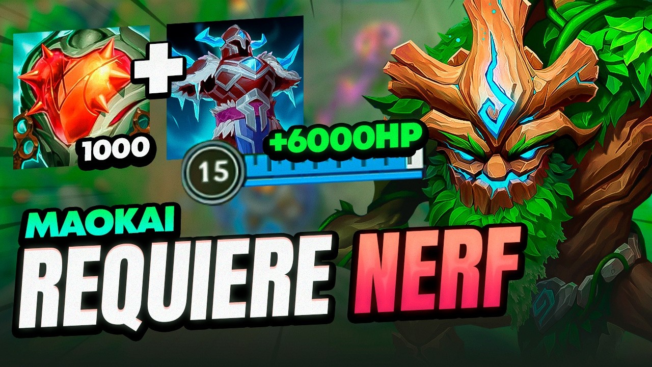 DESCUBRE la *MEJOR BUILD* de MAOKAI SUPPORT que lo vuelve PERMABAN 🚫