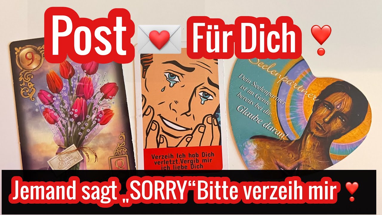💌für Dich❣️“Verzeih mir“💐Jemand überwindet die Distanz und meint es wirklich ERNST❗️💌#tarot #orakel
