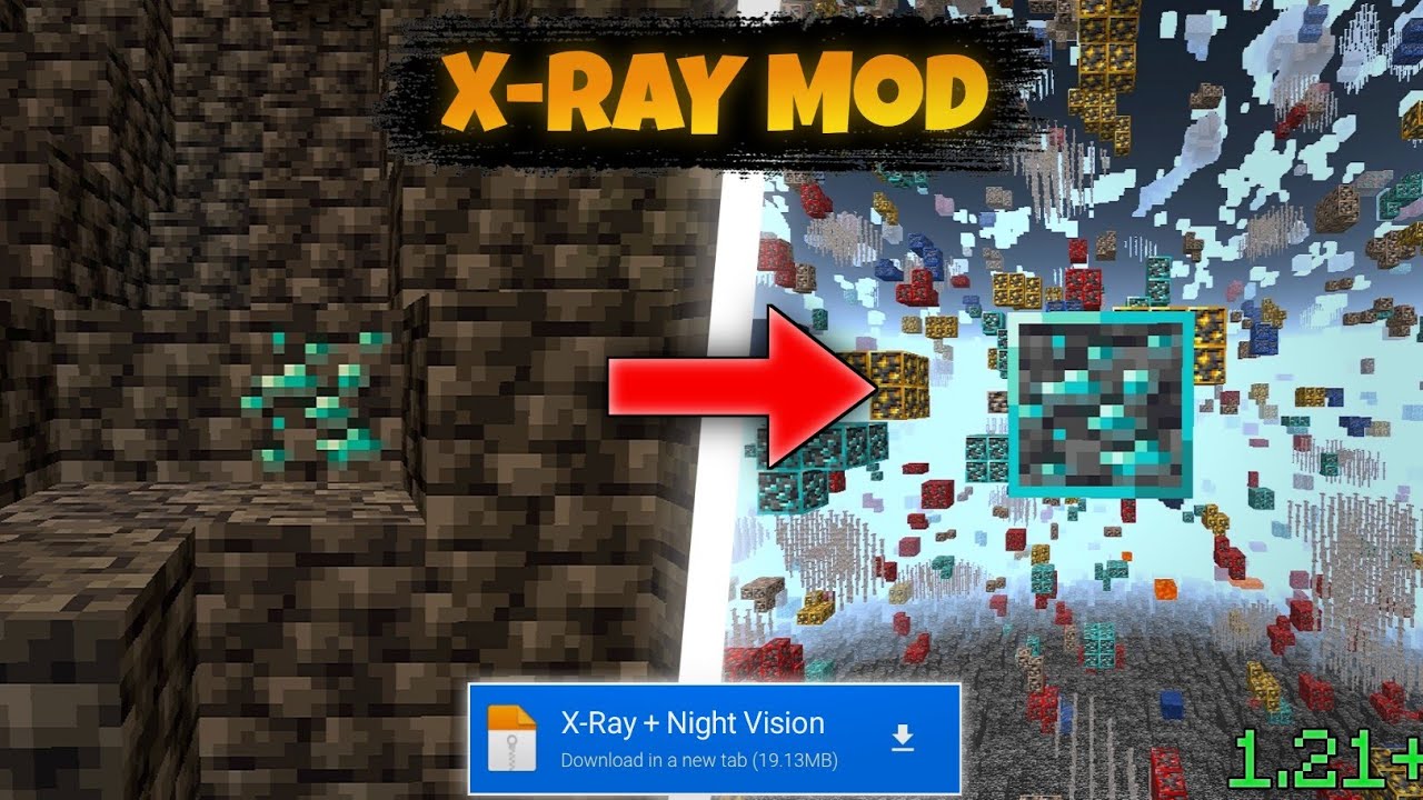 💎Best X-Ray Pack For Minecraft PE 1.21+ (No Behavior Pack!) | PS Gamer (RTX)