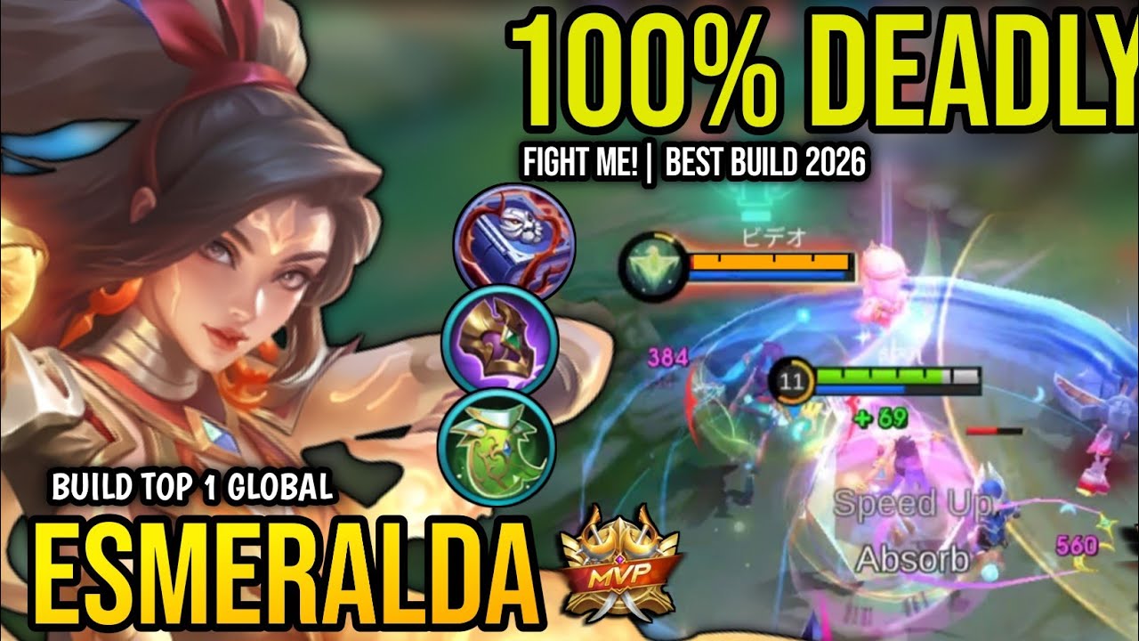 ESMERALDA BEST BUILD 2026 | BUILD TOP 1 GLOBAL ESMERALDA GAMEPLAY | MOBILE LEGENDS✓