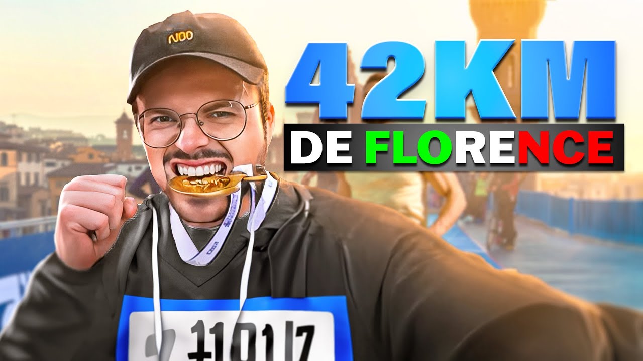 Je cours 42 km à Florence et je vlog mon marathon