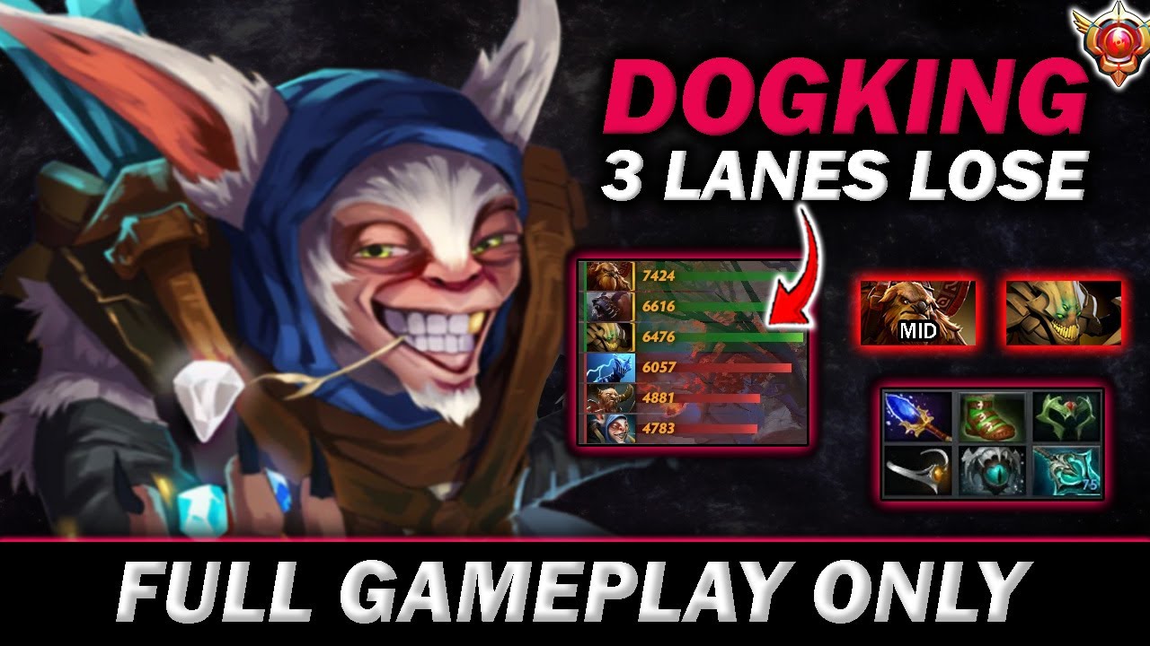 3 Lanes Lose, DOGKING MEEPO COMEBACK AGAINST 2 AoE Counters ES Mid and SK Off - Meepo Gameplay#879