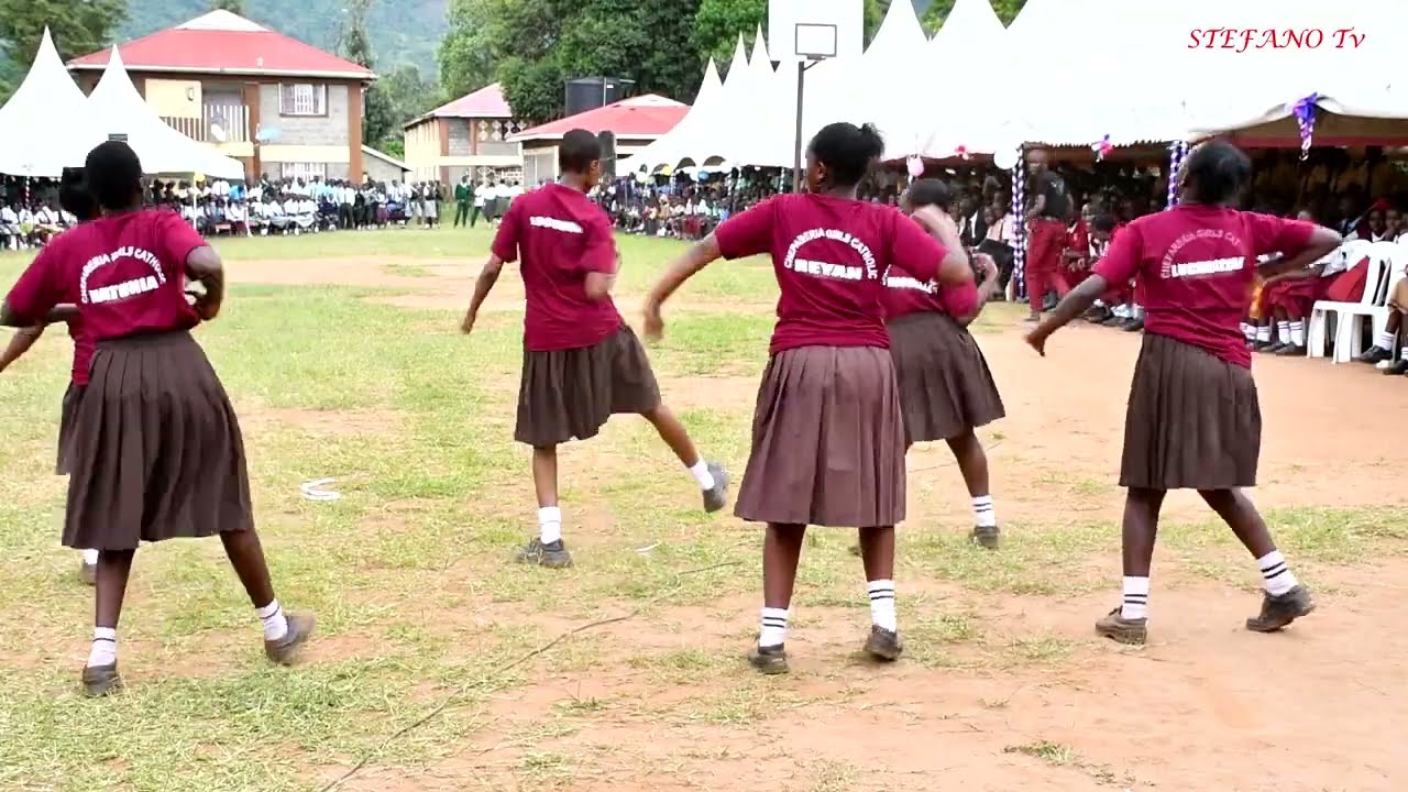HUYU NI NANI DANCE AT ST. CECILIA GIRLS CHEPARERIA  CATHOLIC DIOCESE OF KITALE