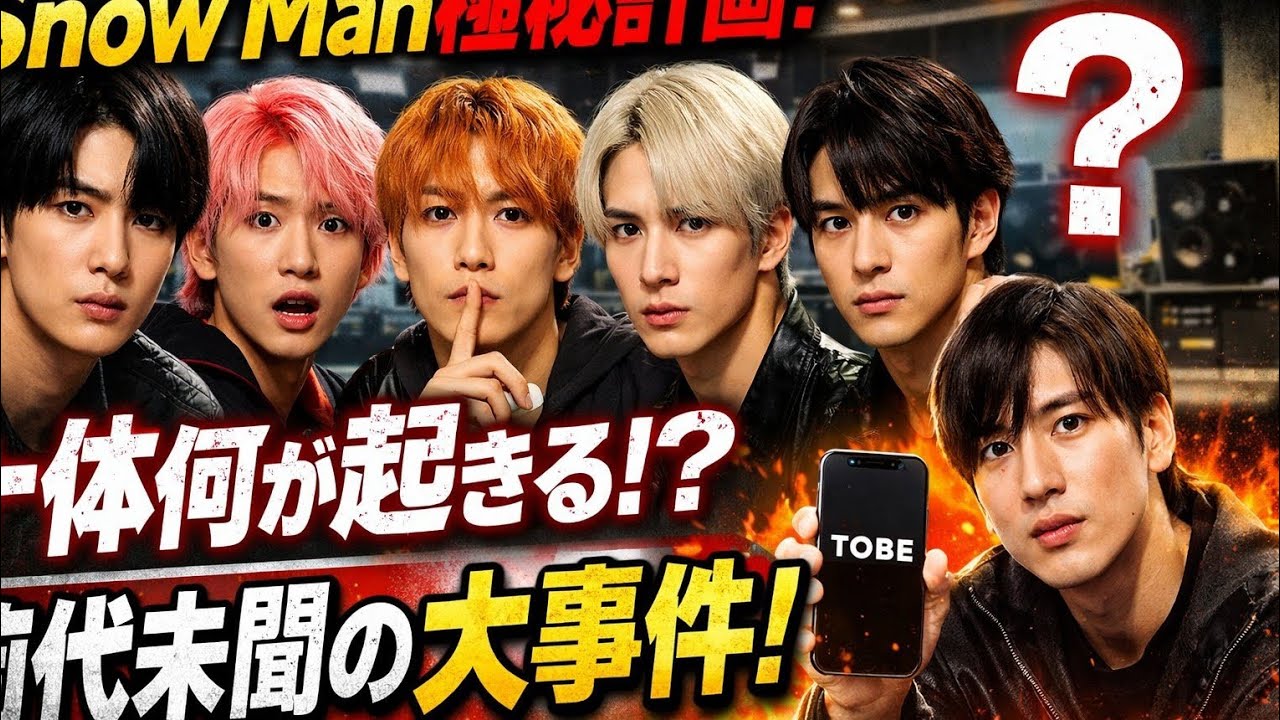 🔥Snow Manの極秘計画⁉️ 一体何が起こる⁉️💥💫【衝撃スクープ】🎤✨