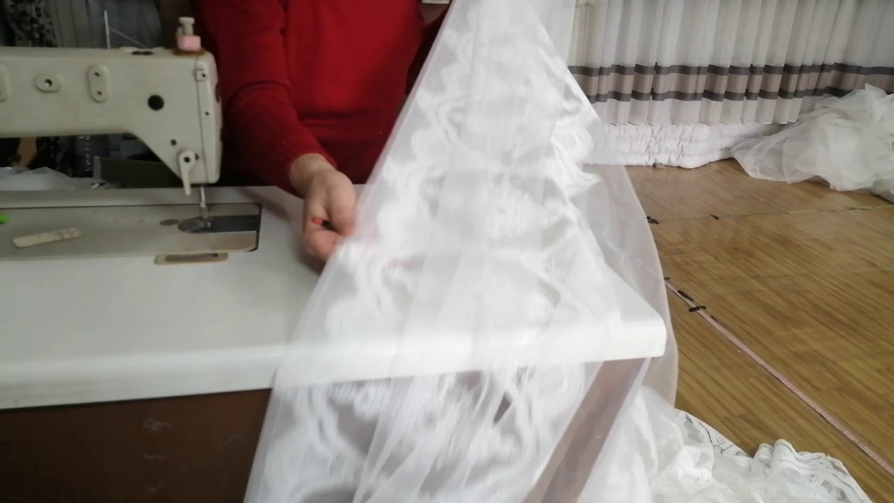 Düz perde dikim pileli dikim