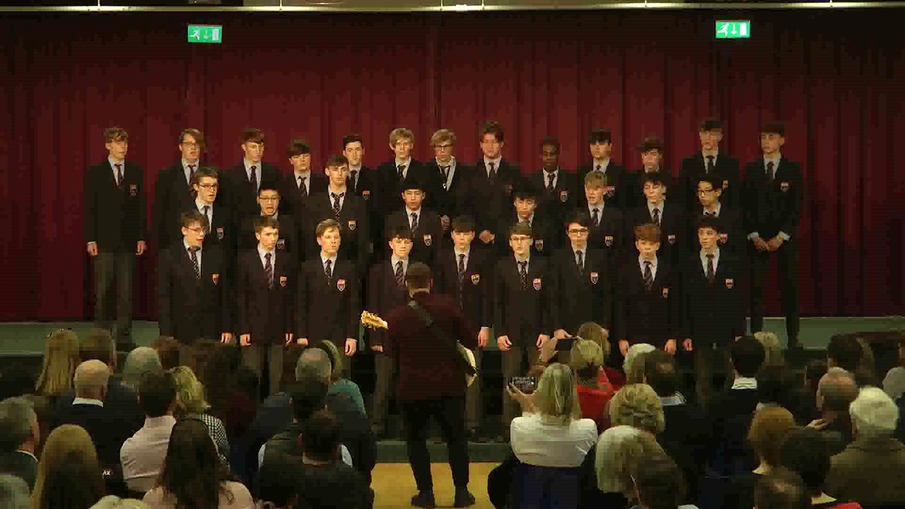 Male Voice Choir Wesley College Dublin - Life Could Be A Dream!