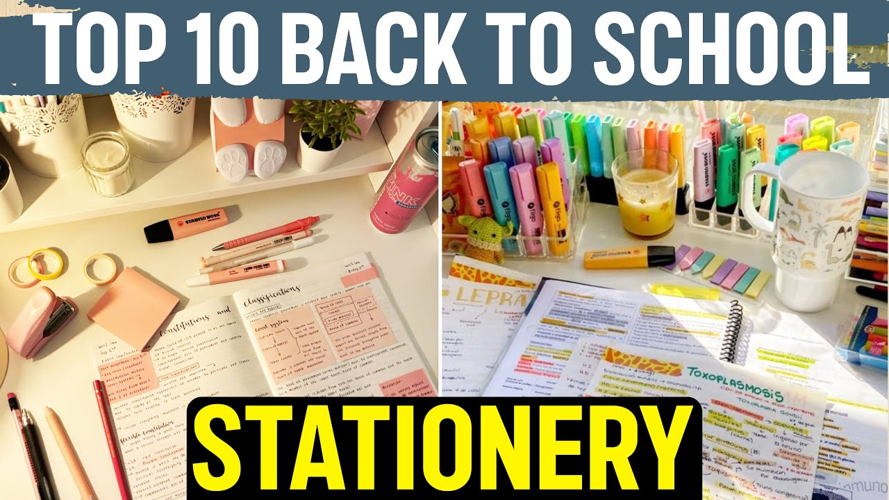 TOP 10 STATIONERY ITEMS every student needs before NEW ACADEMIC YEAR