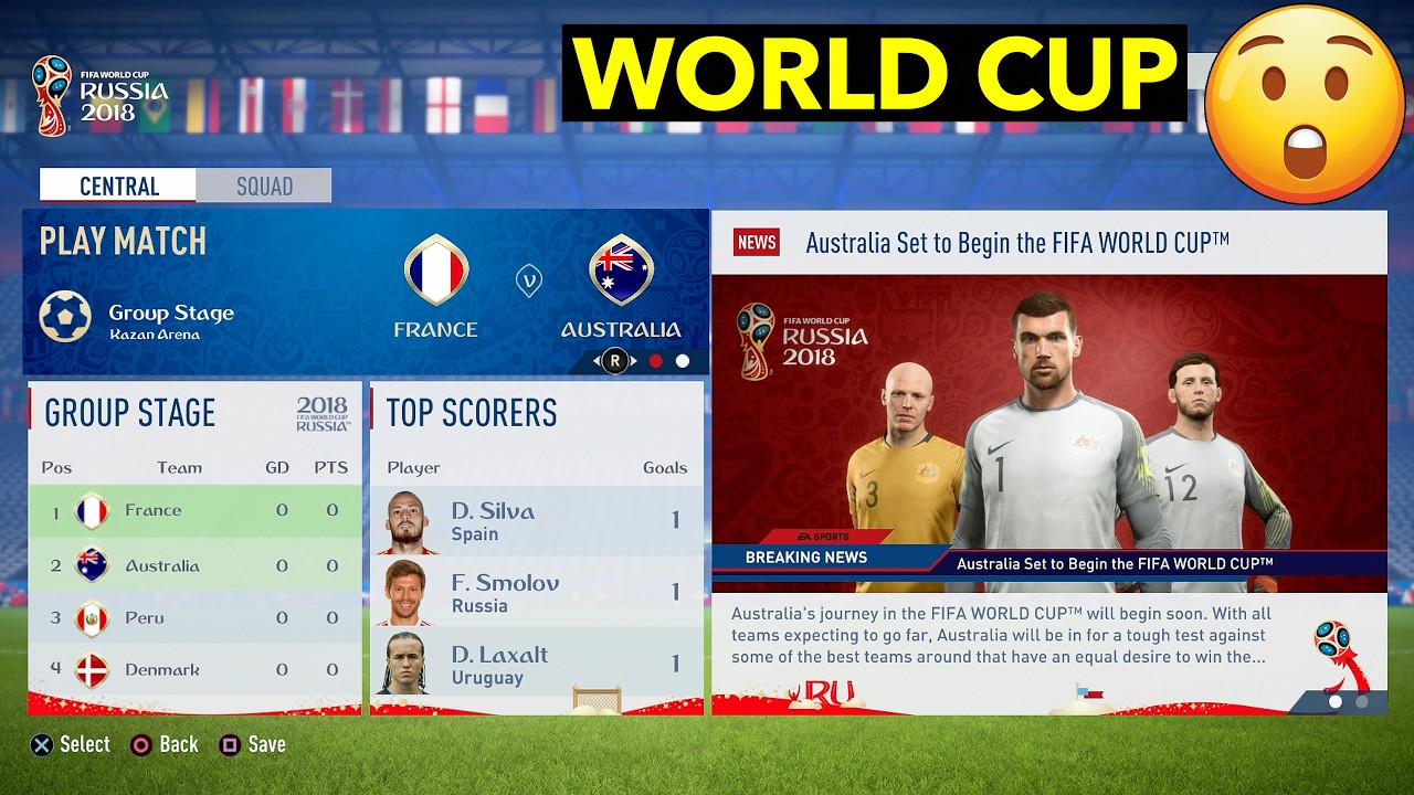 I Played The Official FIFA World Cup 2018 Game! 😲