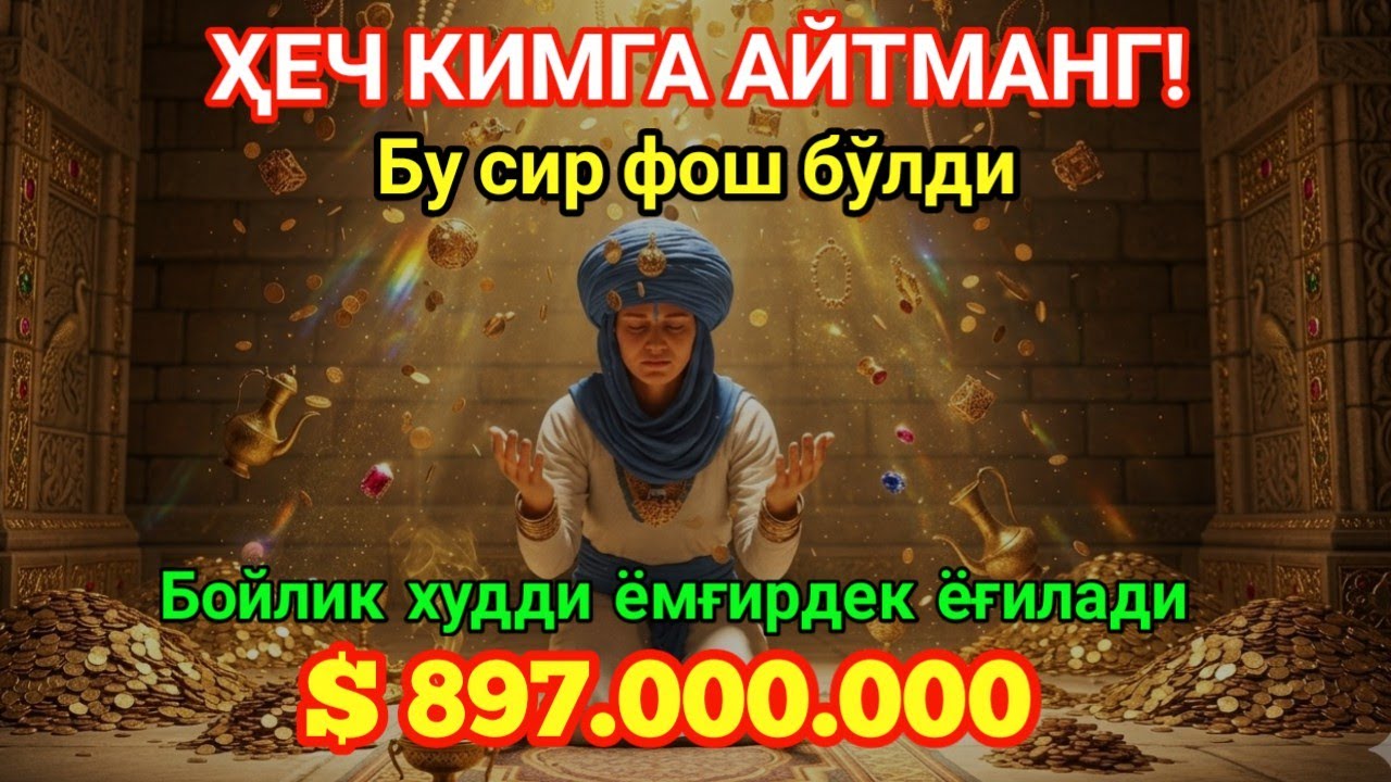 ФАҚАТ БИР МАРТА СУЖУД ҚАЛБ БИЛАН ТИНГЛАНГ — АЛЛОҲ РИЗҚИНГИЗНИ ОСМОНДАН ТУШИРИШИ МУМКИН