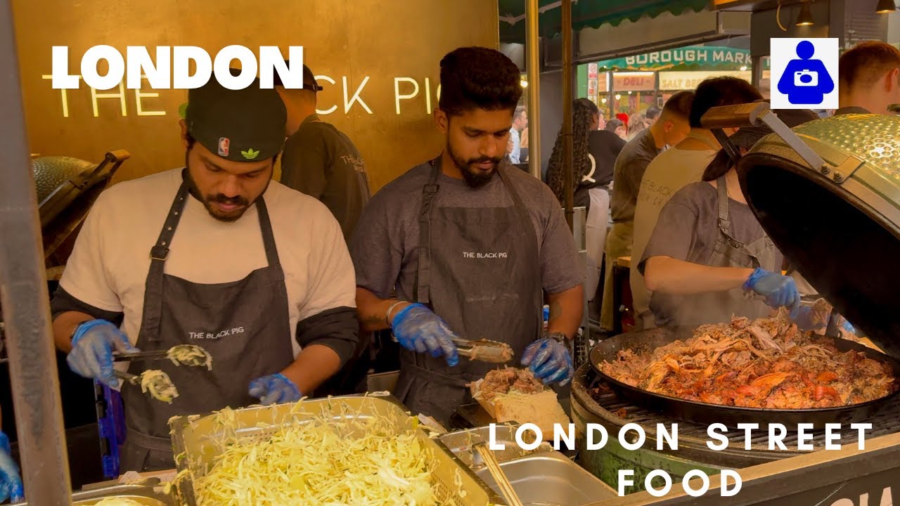 London Autumn Walk 🇬🇧 BOROUGH Market Tour to Bankside | Best street food markets in London| [4K HDR]
