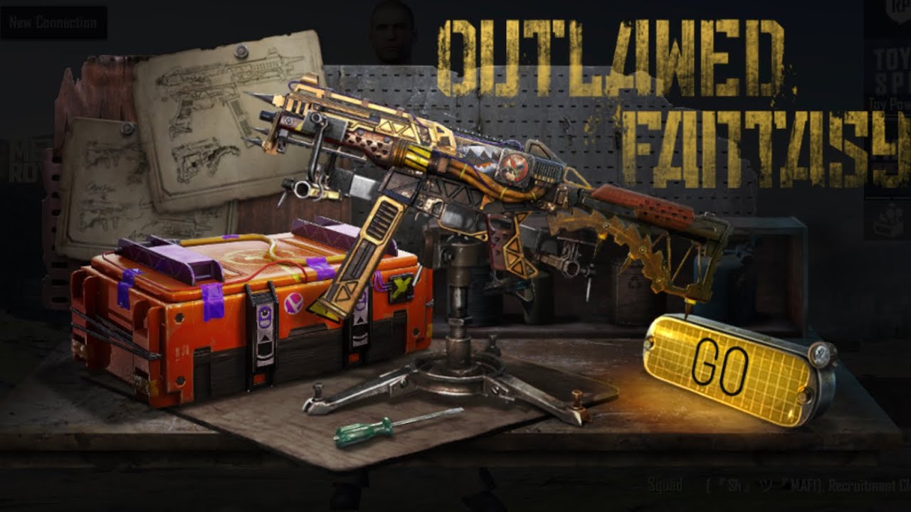 New UMP Lucky Spin | Outlawed Fantasy - UMP45 | PUBG Mobile Best Inventory