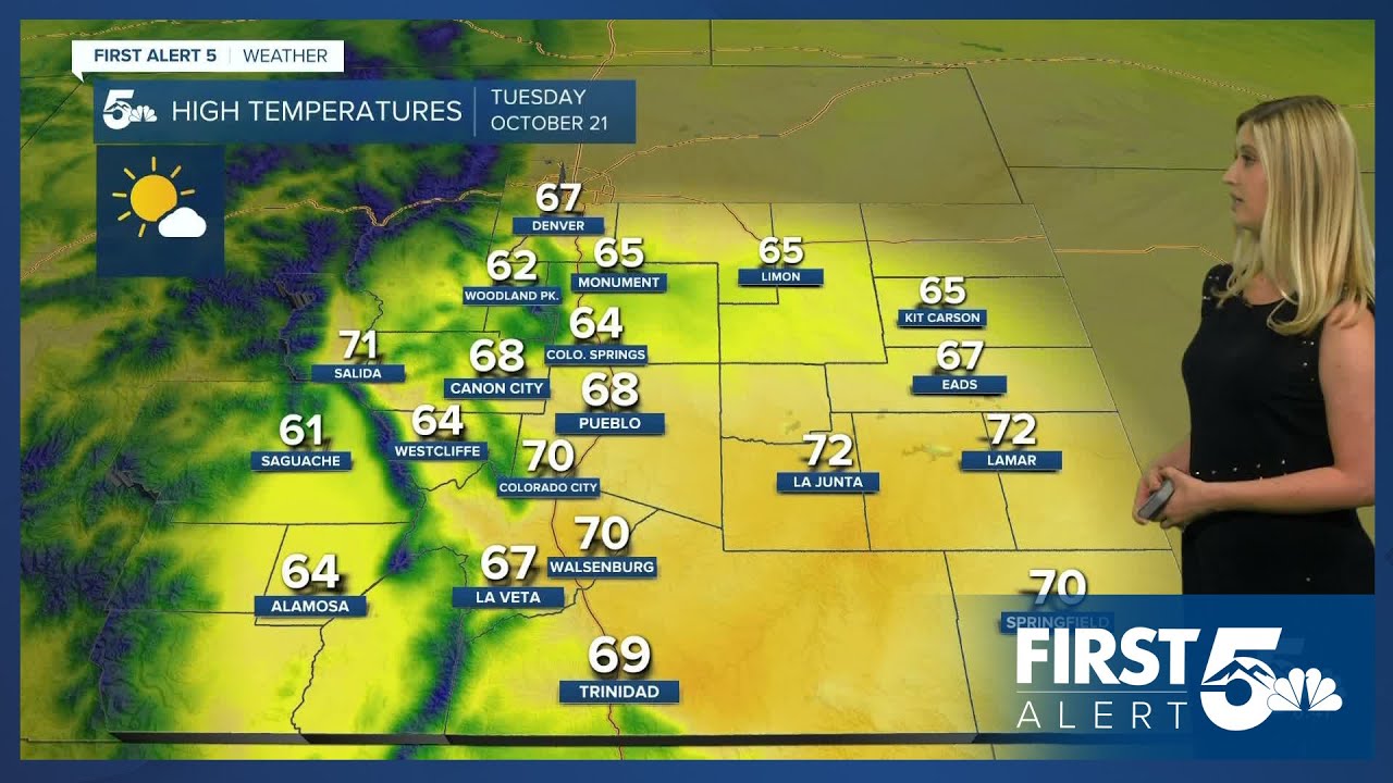 Spectacular Fall weather on tap for Tuesday in Colorado