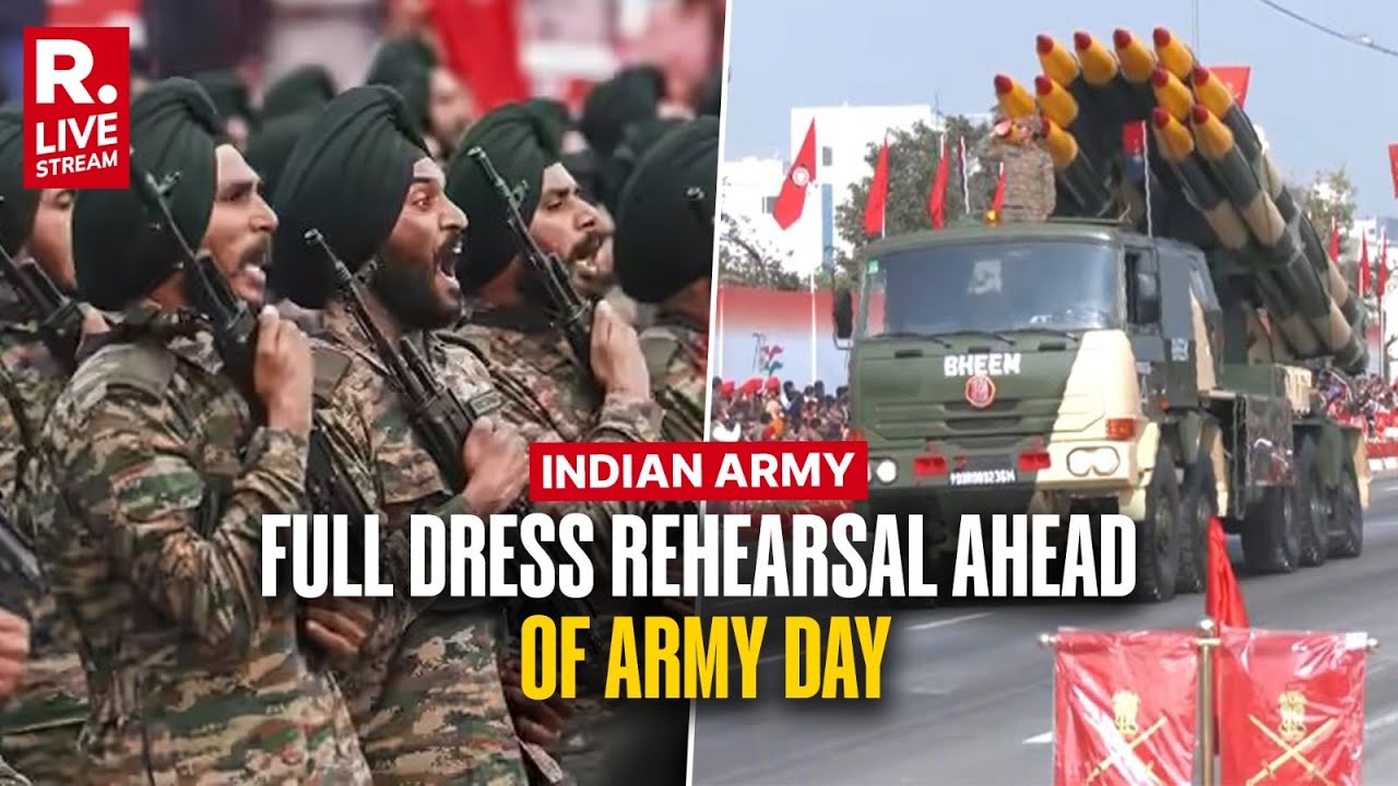 Indian Army LIVE: Full Dress Rehearsal Ahead Of Indian Army Parade | Jaipur | Rajasthan