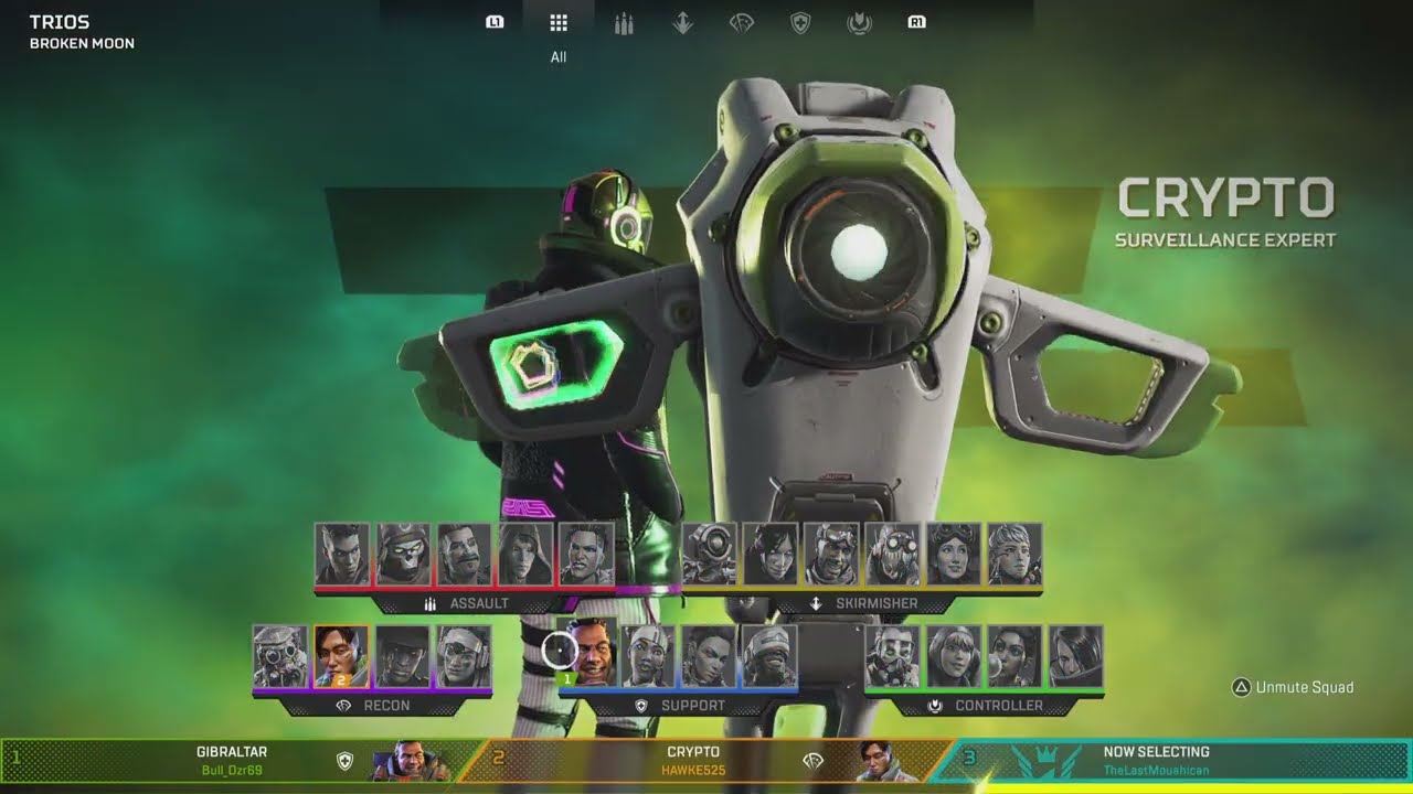 Crypto's Ones and Zeroes  (Apex Legends Gameplay by Hawke525)
