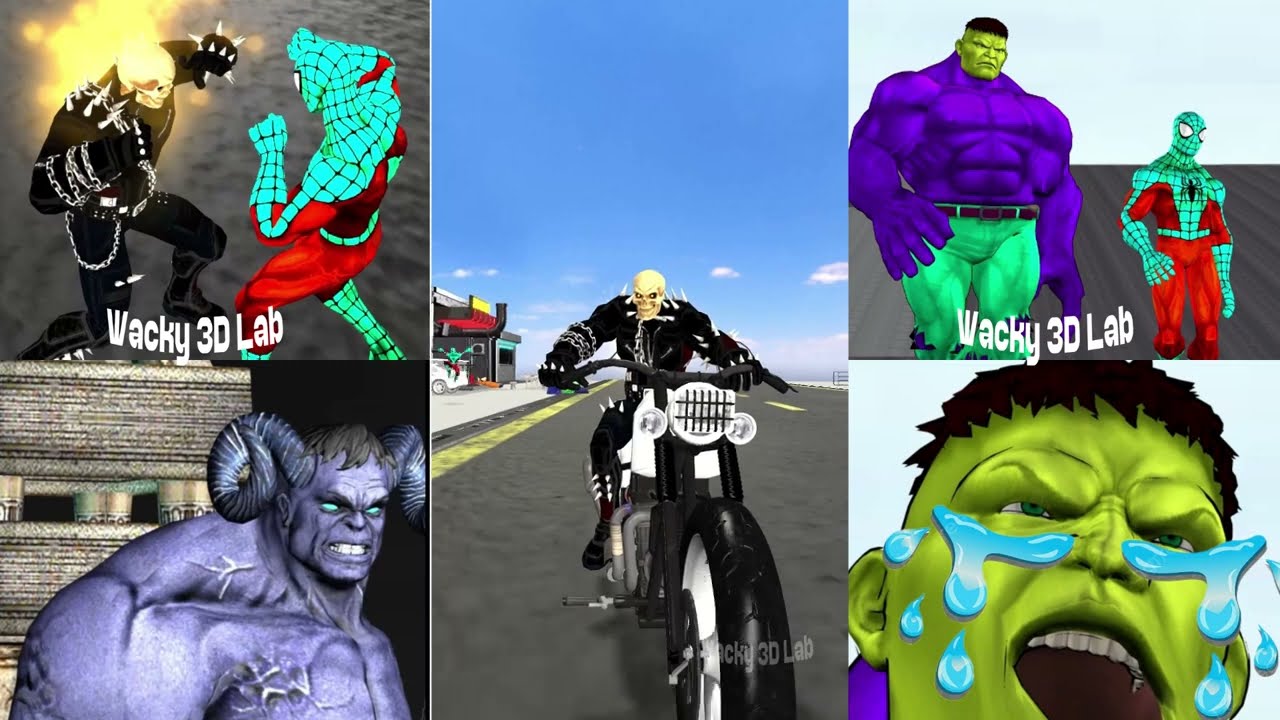 Goku, Hulk & Spidey: Ultimate 3D Super Hero Compilation: ! 💀🔥 (Try not to laugh!!!)