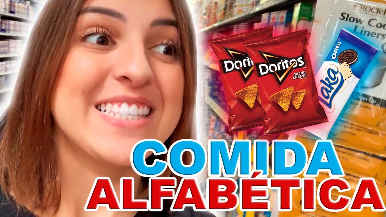 COMPREI TUDO EM ORDEM ALFABÉTICA NO SUPERMERCADO WALMART