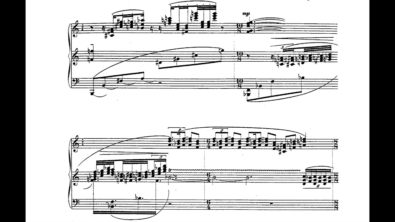 Kaikhosru Shapurji Sorabji - In the Hothouse for Piano (1918) [Score-Video]