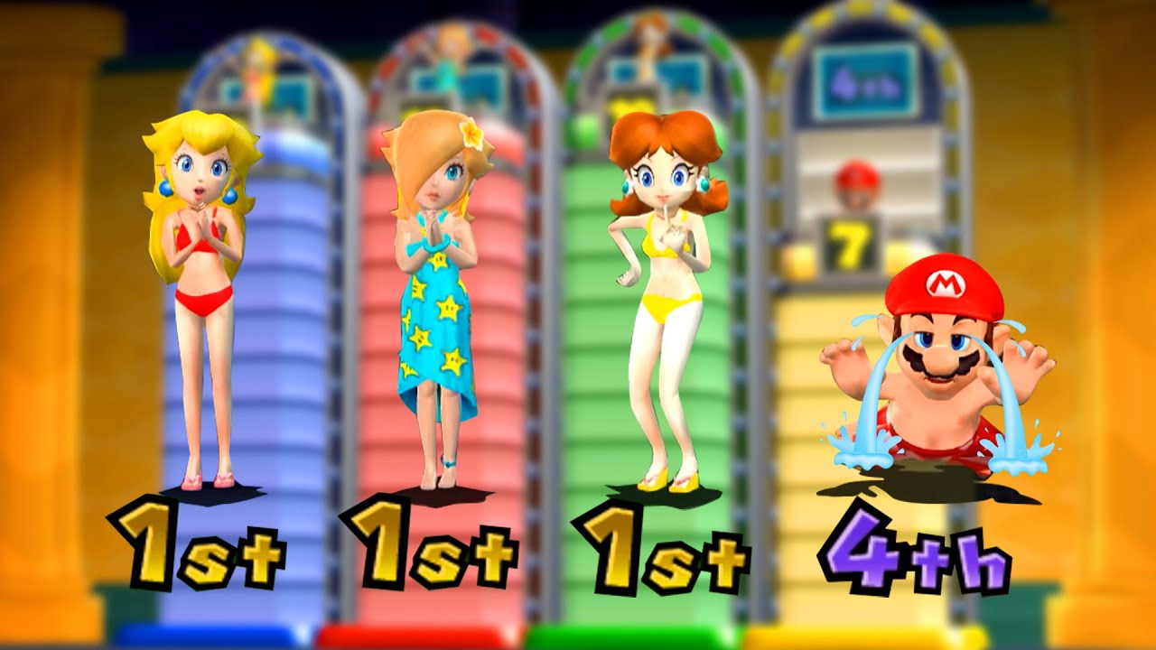 【マリオパーティ9】 最高のサバイバルミニゲーム プリンセスVSマリオ (CPU最強 たつじん)