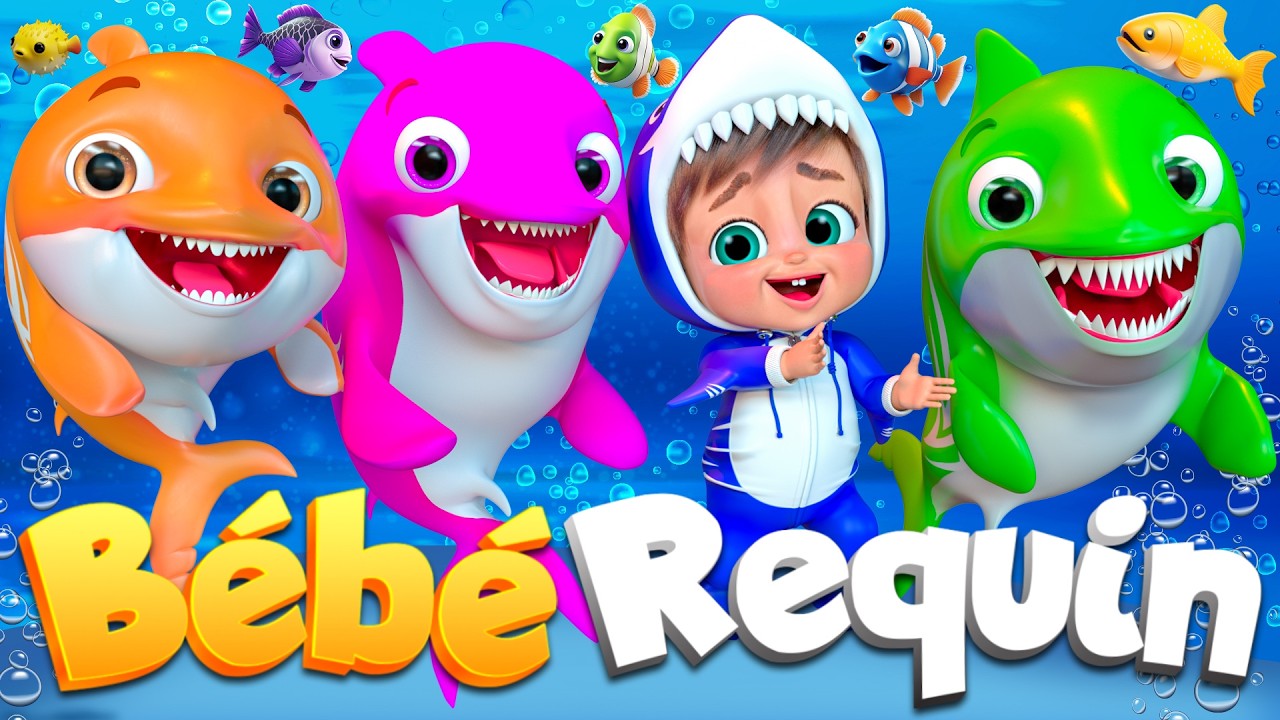 Bébé Requin Sous la Mer | Comptines Et Chansons | À Bébé Chanson @SuperLucaLEFrancais