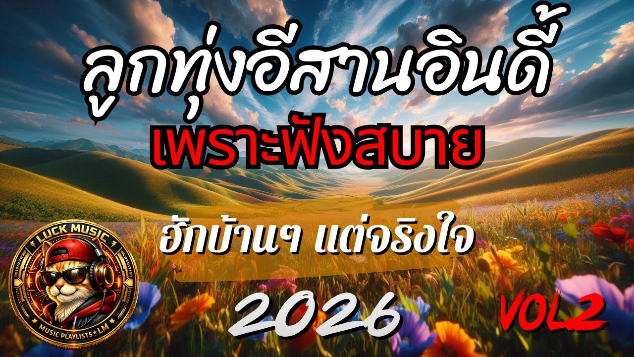 ลูกทุ่งอีสานอินดี้ เพราะฟังสบาย | ฮักบ้านๆ ฟังเพลินๆ | Isan Indie 2026 | Luck Music