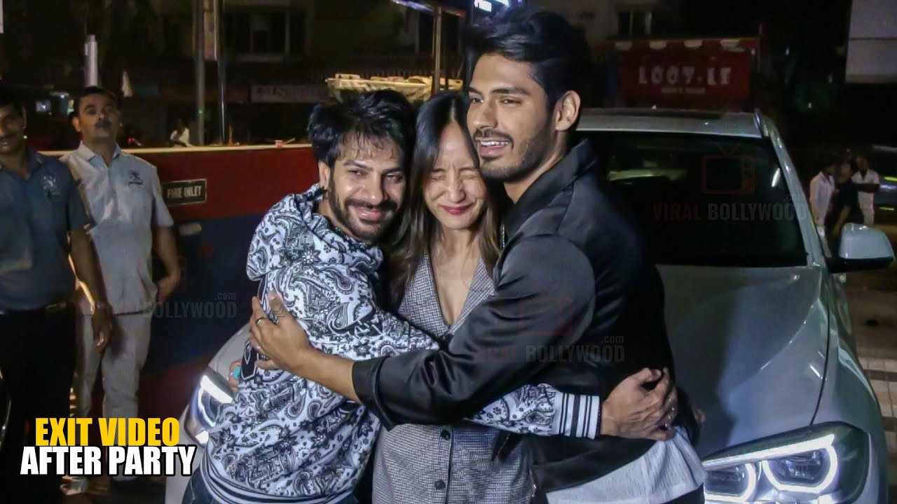 EXIT VIDEO | Karanveer Mehra, Chum Darang, Digvijay Singh Rathee After Party