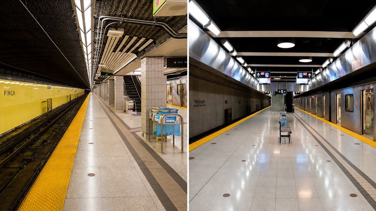 TTC Full Subway Ride From Finch all The Way to Vaughan Metropolitan Centre Station 