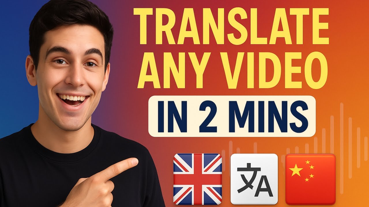 How to Translate Video into ANY Language with AI | AI Video Dubbing tool |