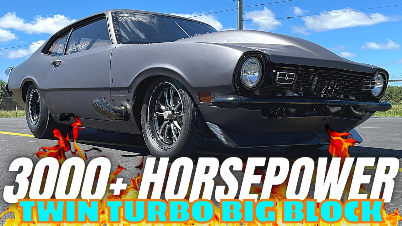 3000-сильный двигатель Ford Maverick Twin Turbo Big Block Monster Shakedown