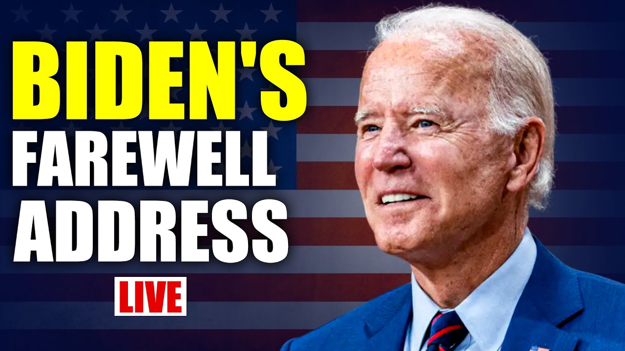 LIVE: US President Joe Biden's farewell address to the nation I USA I America