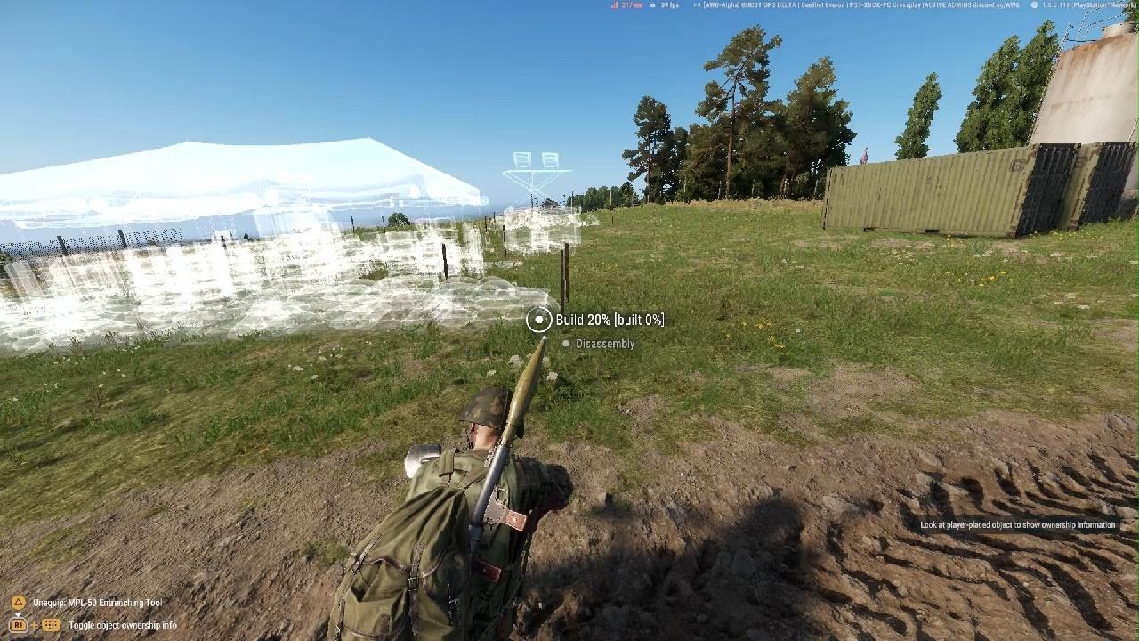 My soldier had a hole on his face and neck