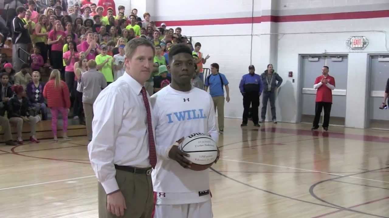 St. John's Darian Anderson Joins 1,000 point club