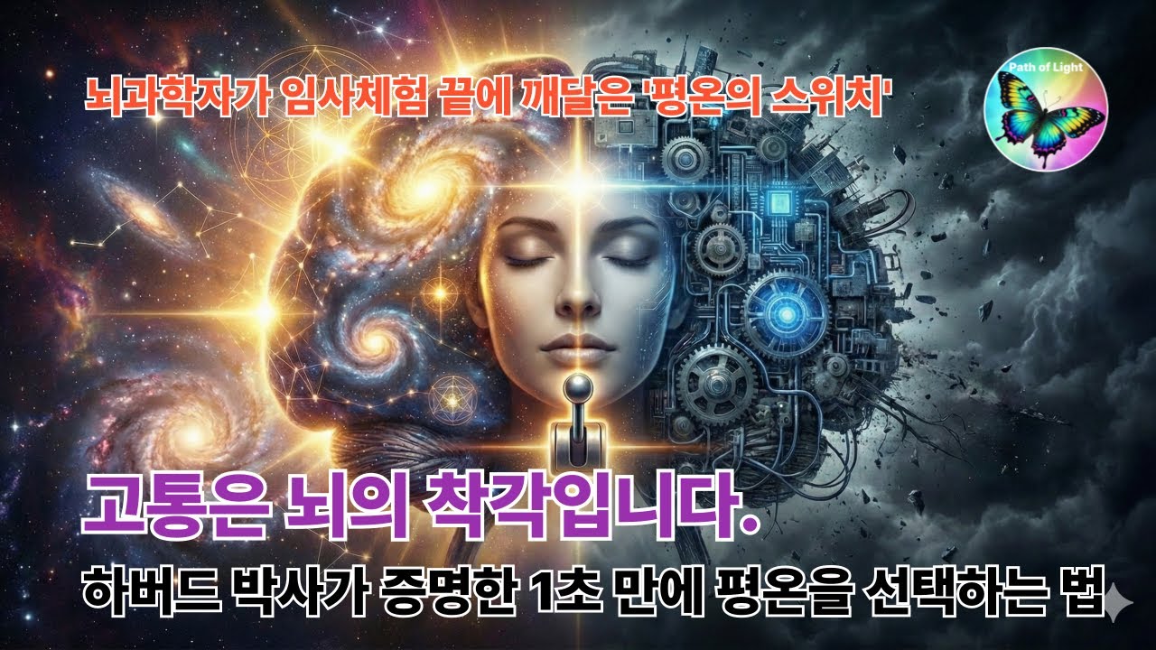 뇌과학자가 임사체험 끝에 깨달은 '평온의 스위치' 고통은 뇌의 착각입니다.